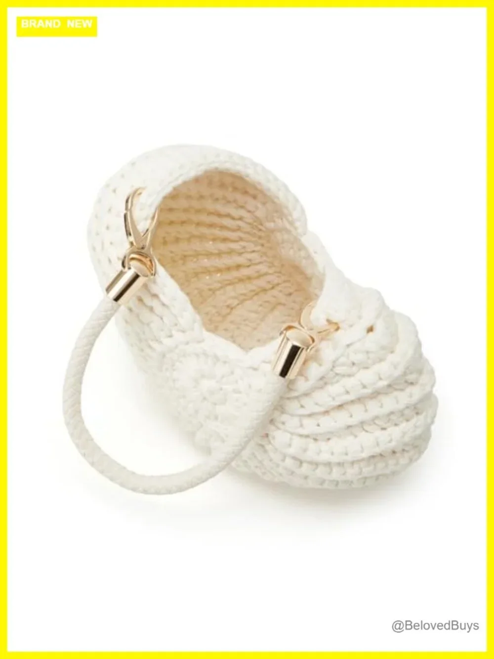Handwoven Seashell Hobo Bag - Crochet Knitted Summer Beach Shoulder Crossbody